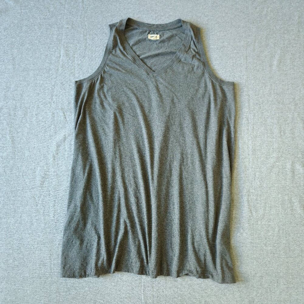 Pact Womens Sleeveless Tank Top Dress Size XXL Heather Gray Organic Cotton